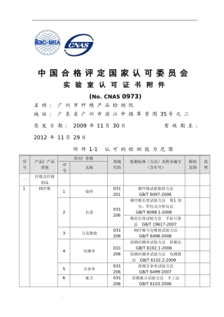 最齐全的纺织行业执行标准
