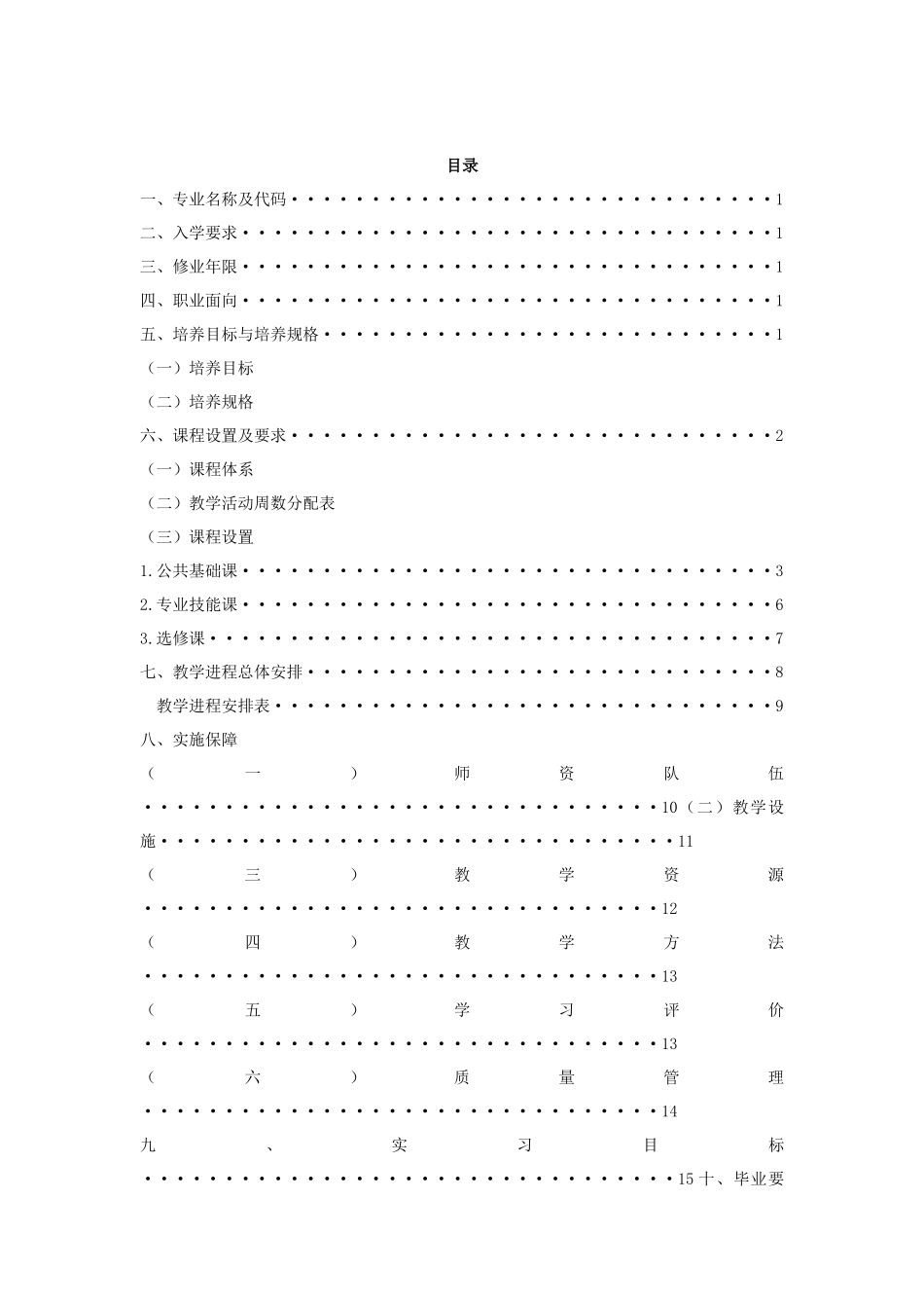 2021级口腔修复工艺专业人才培养方案(中职)_第2页