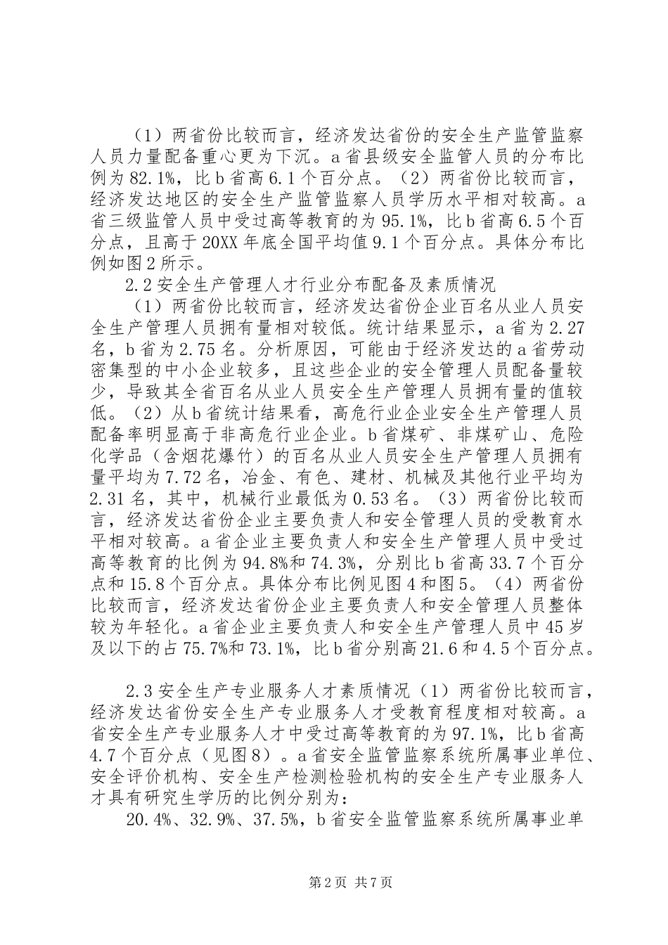 安全生产人才比对问题分析_第2页
