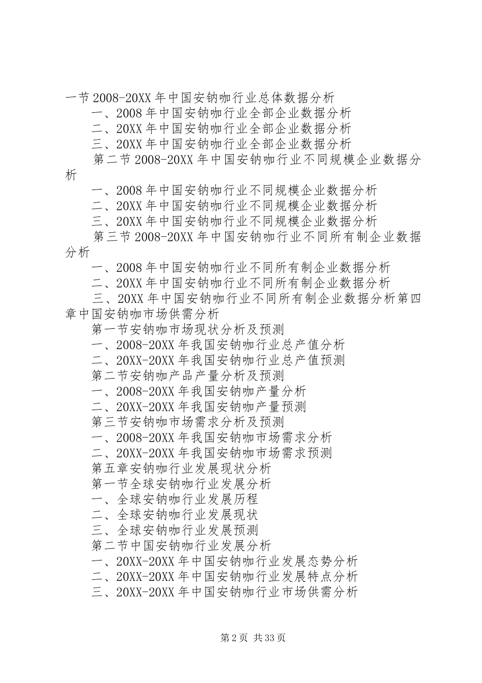 安钠咖市场专项调研及发展趋势研究报告_第2页