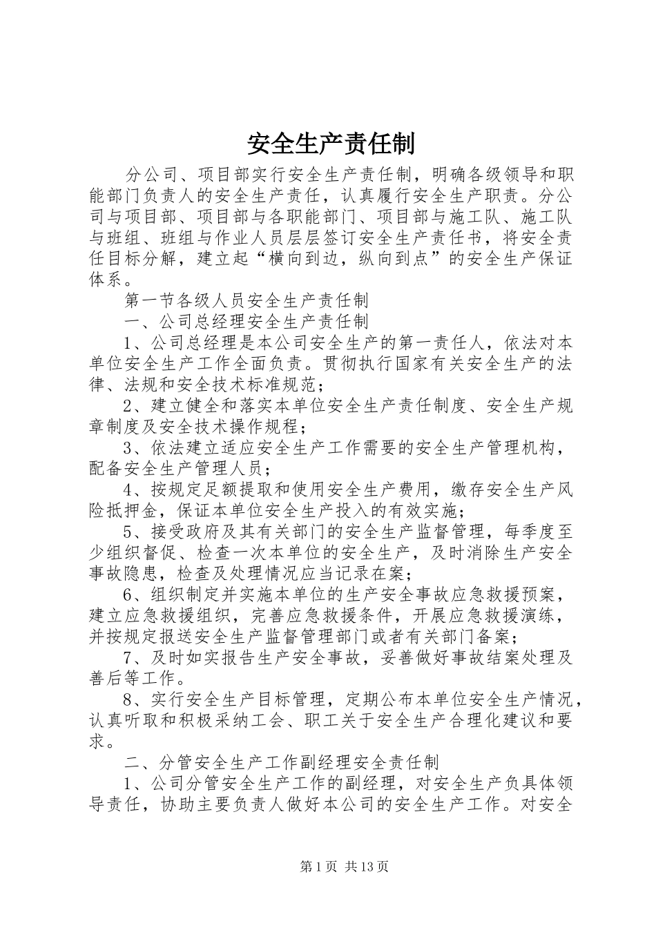 安全生产责任制_第1页