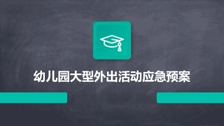 幼儿园大型外出活动应急预案