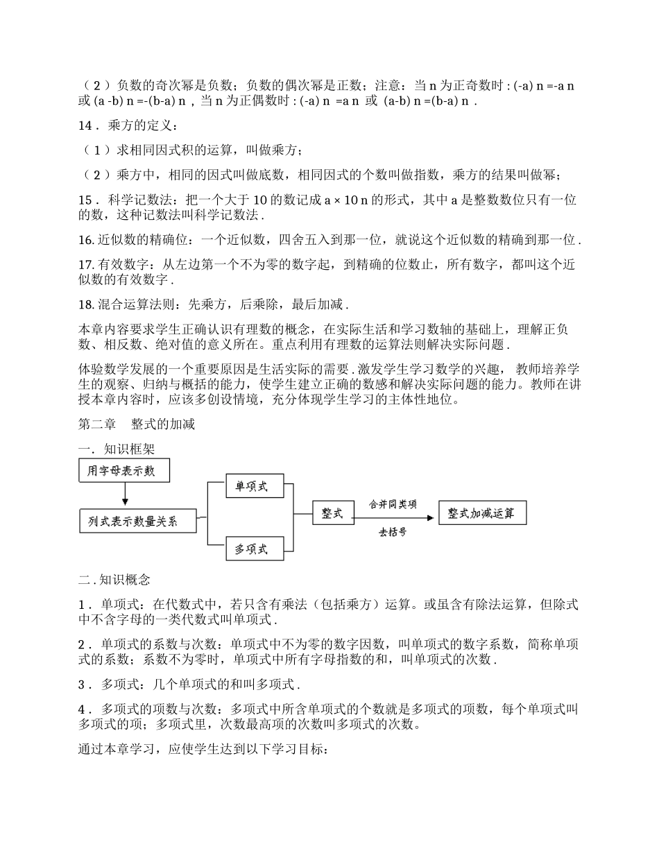 初中数学知识点全总结(完美打印版)_第3页