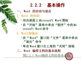 word2003入门教程课件