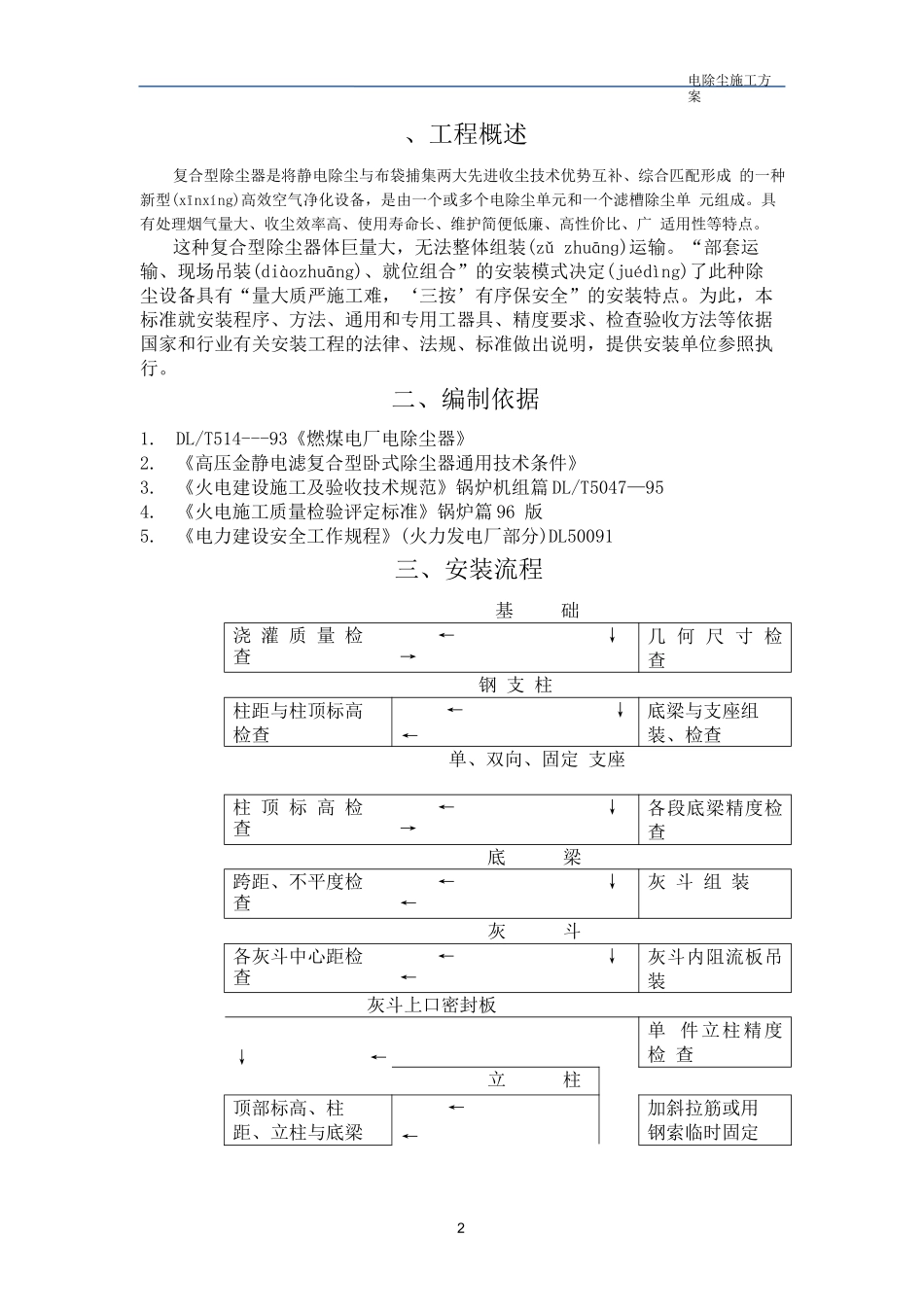电除尘施工方案_第2页