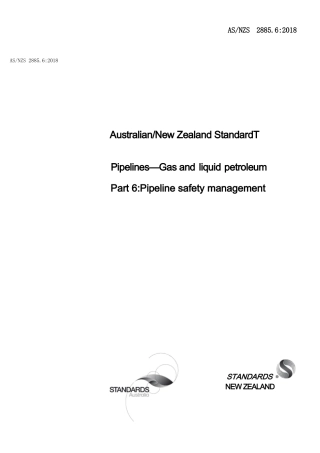 AS_NZS 2885.6 2018原版完整文件