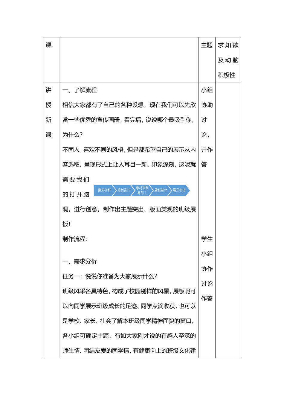 项目四-展示班级风采-教学设计_第3页