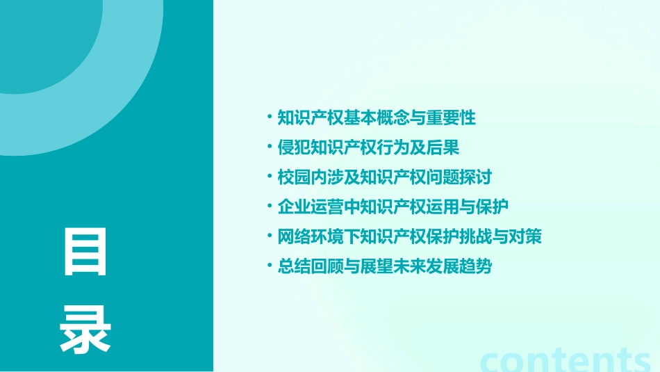知识产权主题班会教案(精选)_第2页