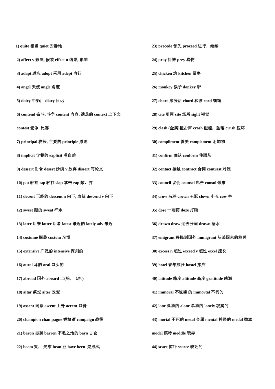 英语易拼错的单词_第2页