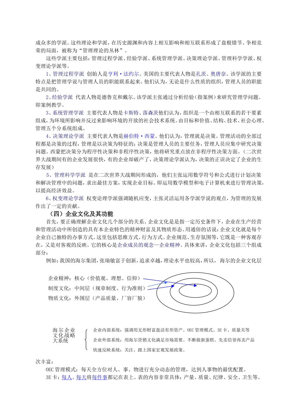 第二章管理理论的形成与发展教学辅导_第2页