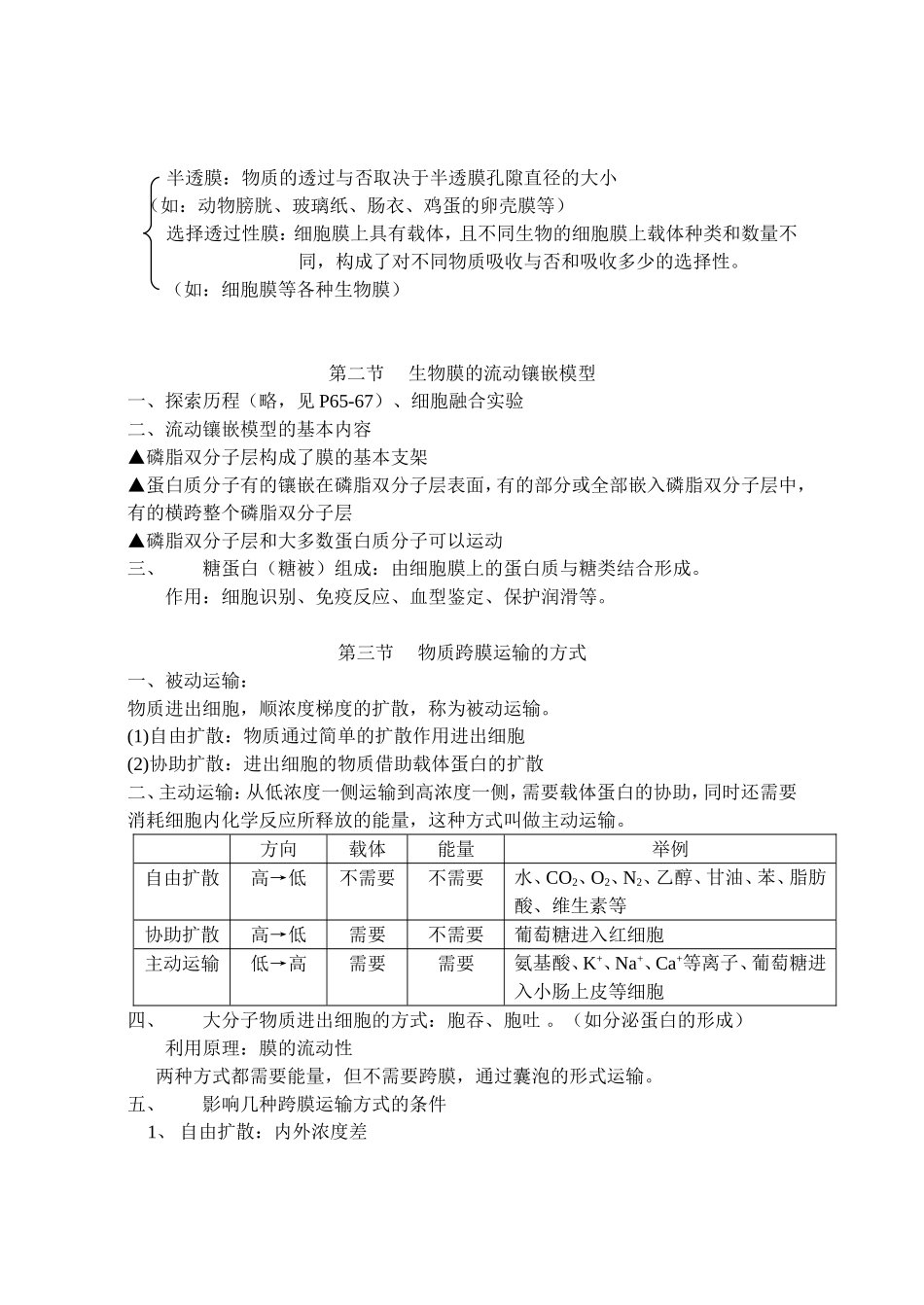 第四章细胞的物质输入和输出_第2页