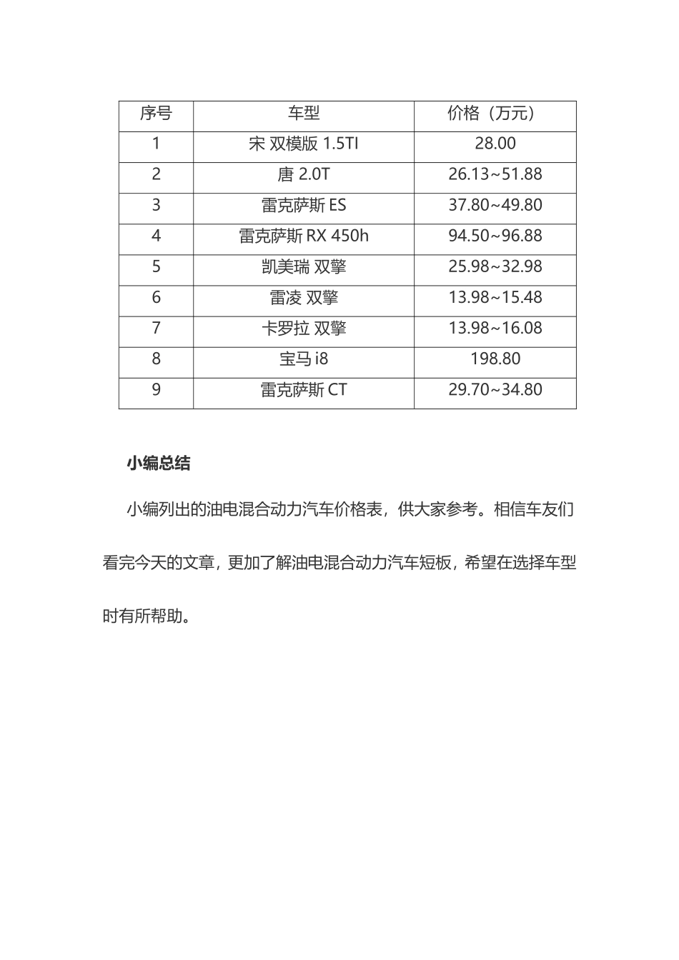 油电混合动力汽车有哪些缺点_第3页