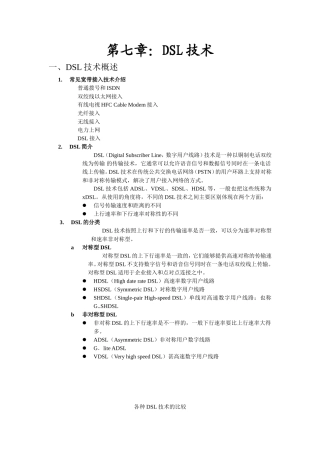 第七章：DSL技术