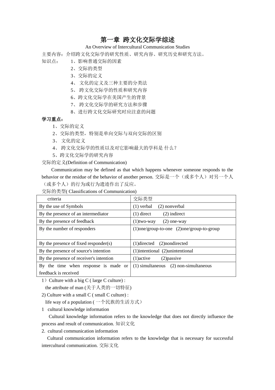 第一章跨文化交际学综述_第1页