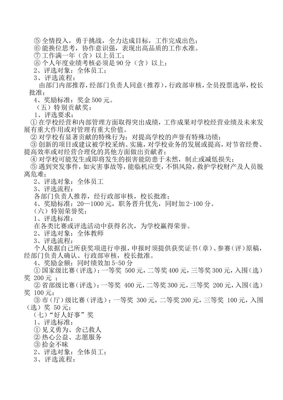 杭州新视觉培训学校奖惩制度_第2页