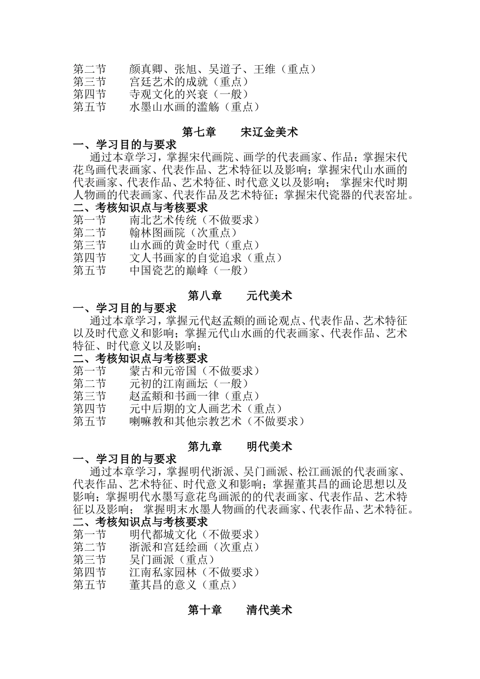 河北省高等教育自学考试课程大纲_第3页
