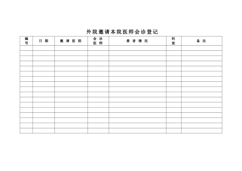 院内科室间会诊申请单_第3页