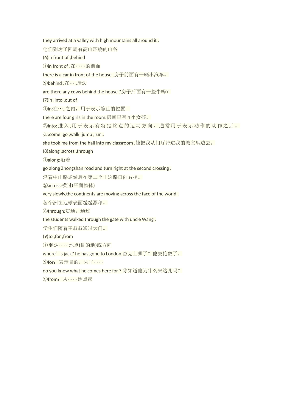 高考英语介词的应用汇总_第3页