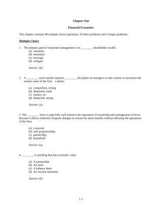 兹维博迪金融学第二版试题库1TB(1)