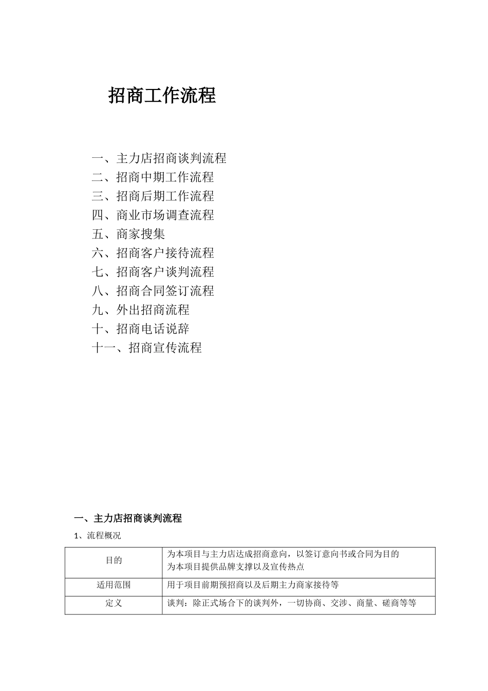 招商工作流程_第1页