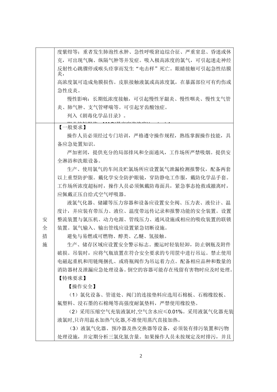 重点监管的危险化学品名录_第2页