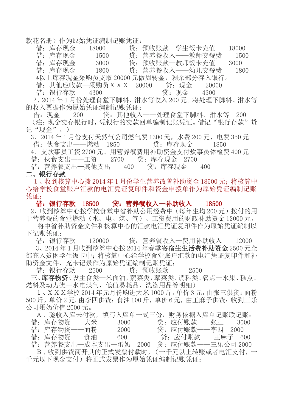 学校食堂账务处理范例_第3页