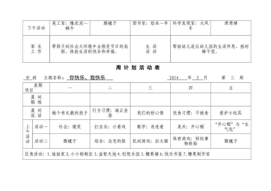 周计划活动表_第3页
