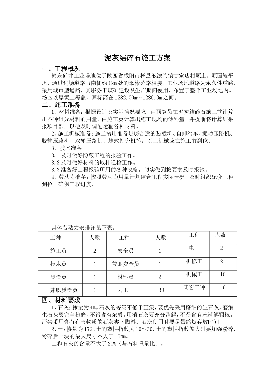 旬兴（彬东）煤矿工业场地道路工程_第2页