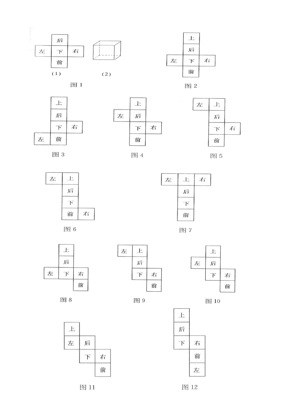 正方体的11种展开图_第3页