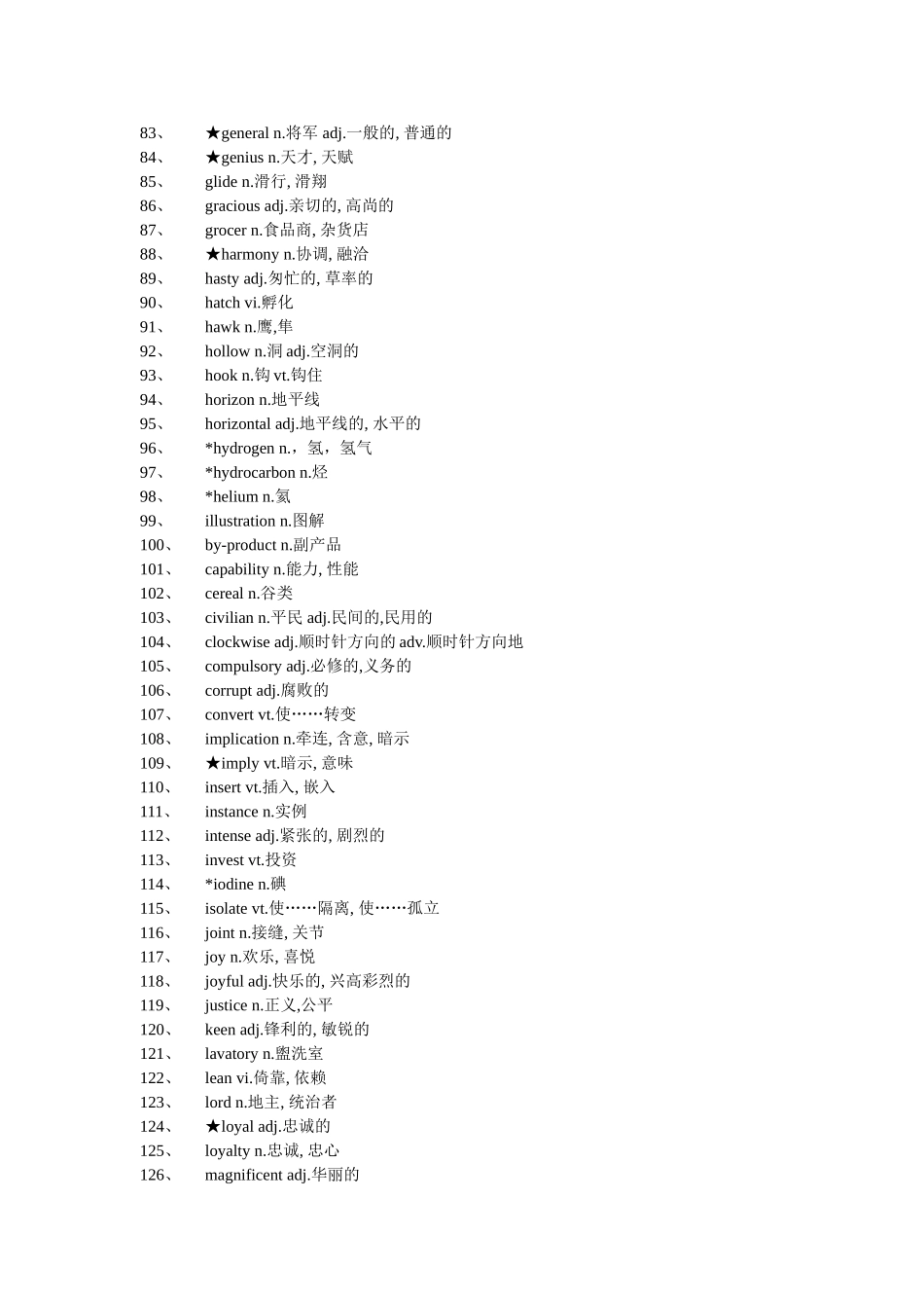高中生一定要知道的500个课外单词_第3页