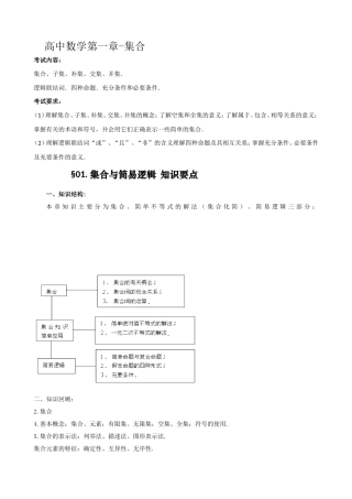 高中数学第一章-集合