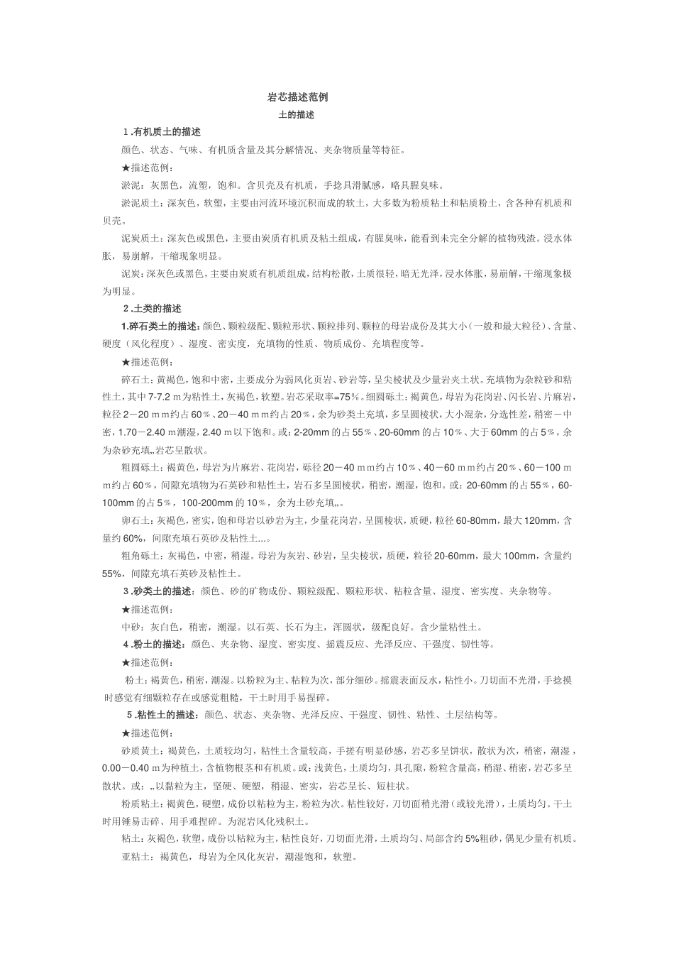 岩芯描述范例_第1页