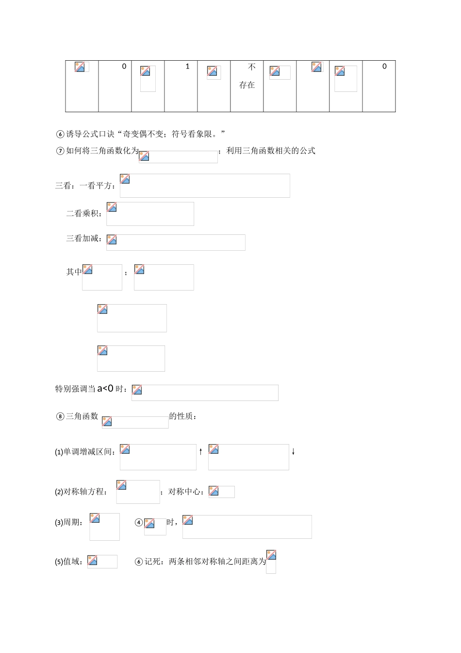 高中数学公式（苏教版）_第3页