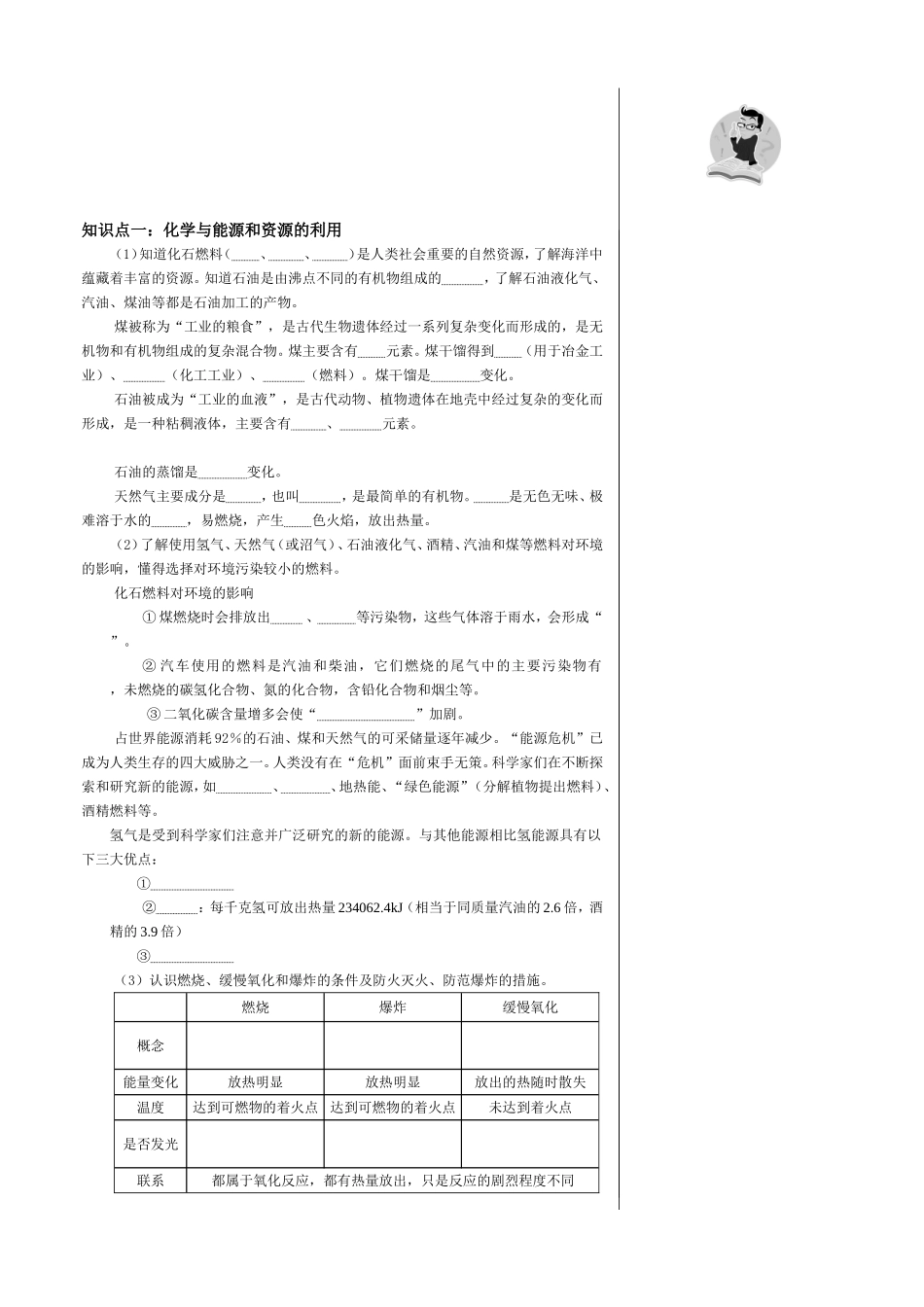 中考复习专题十三：化学与社会发展_第2页