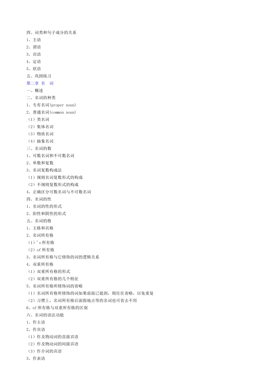 高中英语语法手册_第2页