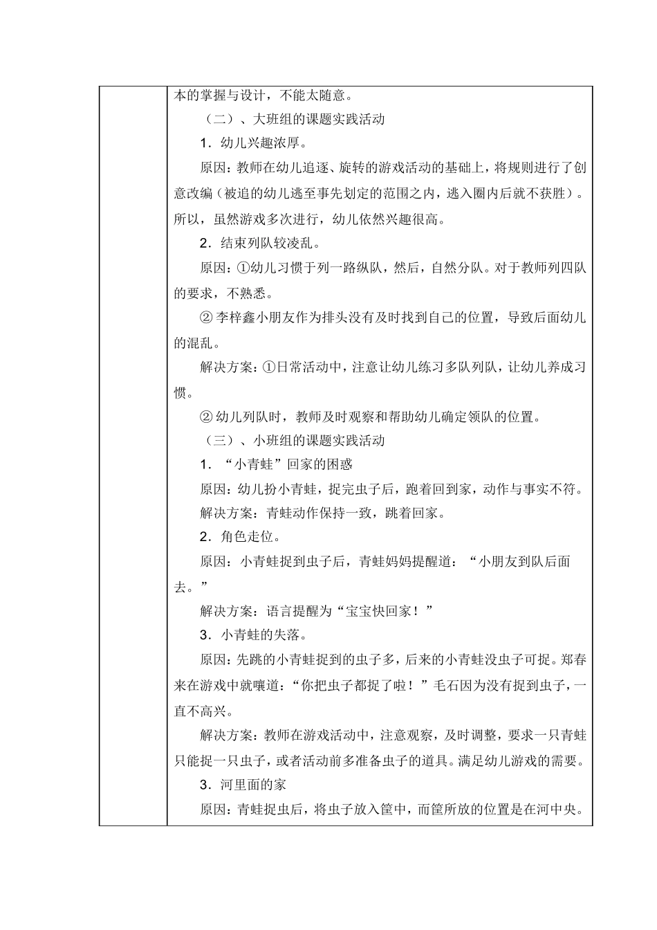 幼儿园教师教科研活动记录表一_第2页