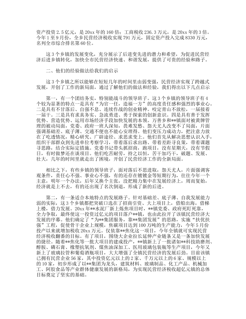 推进民营经济发展的调查分析_第2页