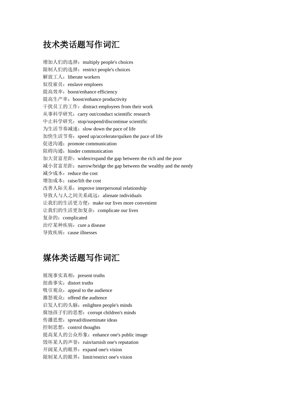 教育类的写作词汇_第3页