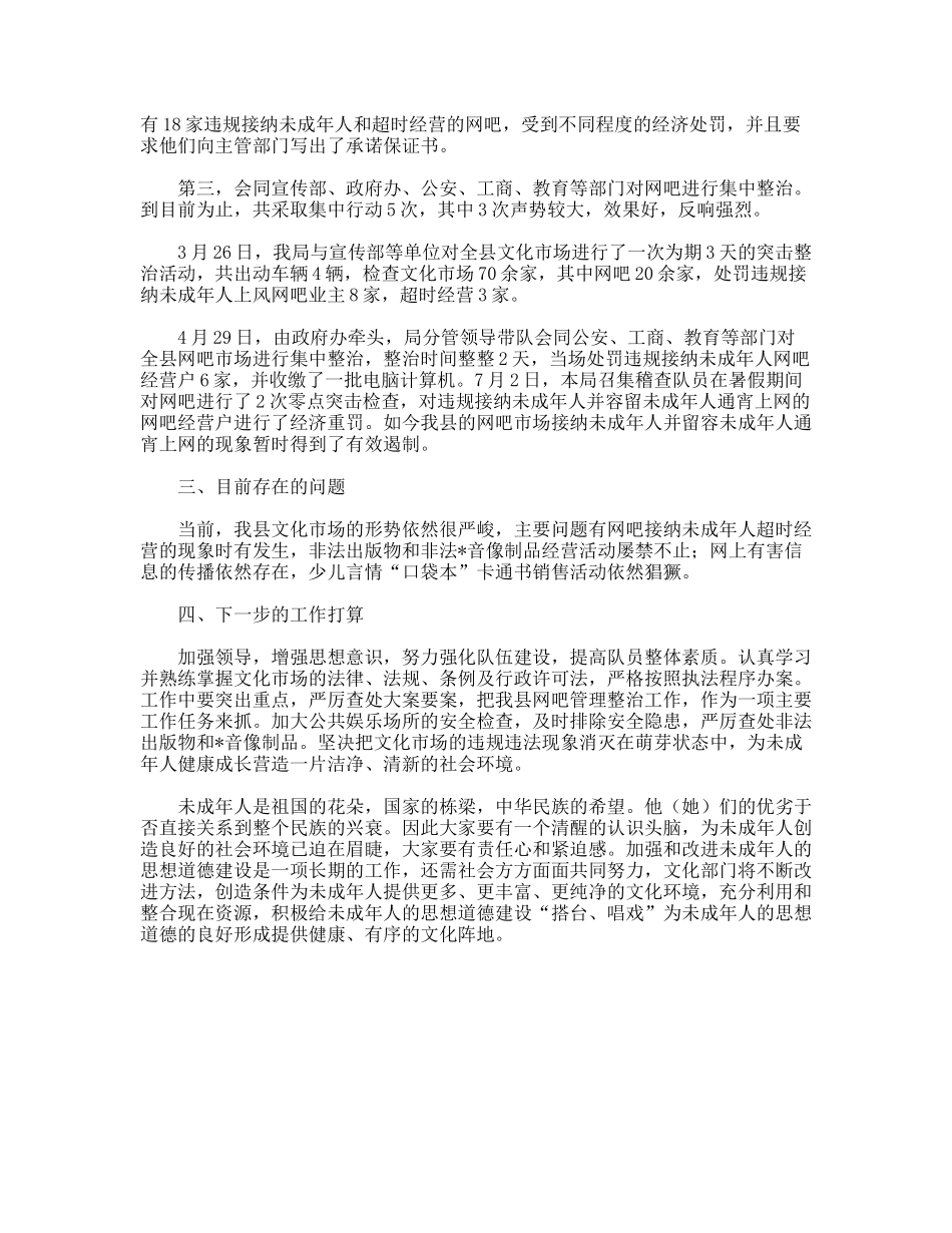 县文化市场工作总结_第2页