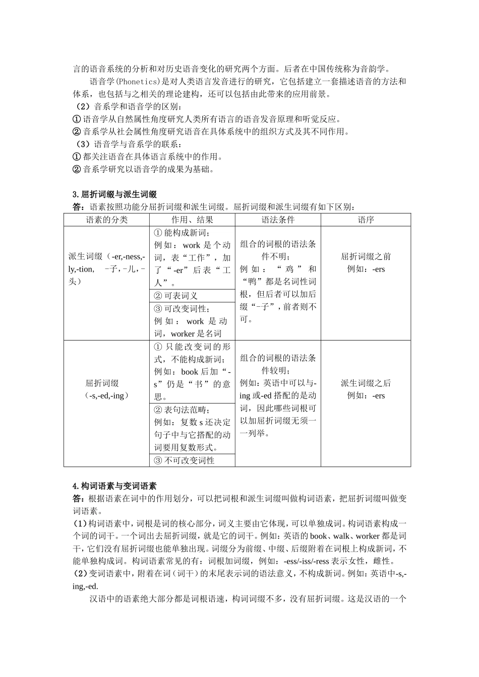语言学概论复习资料_第2页
