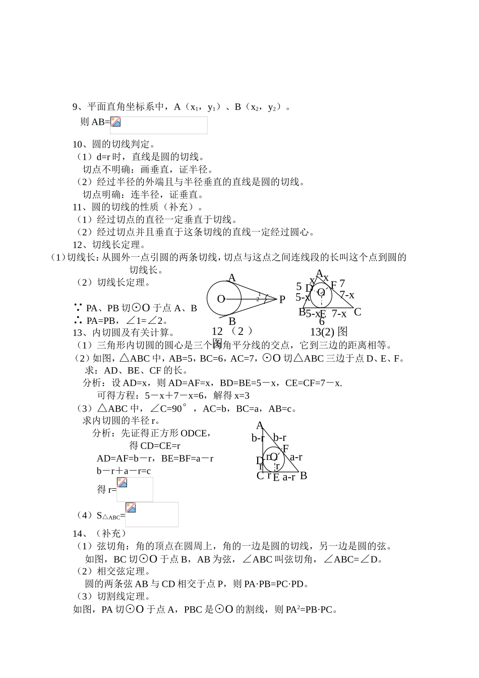 圆知识点归纳_第2页