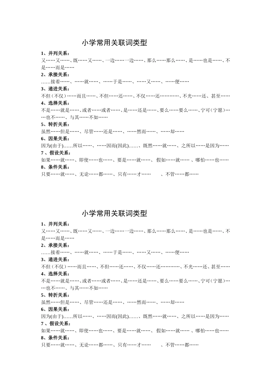 小学常用关联词类型_第1页