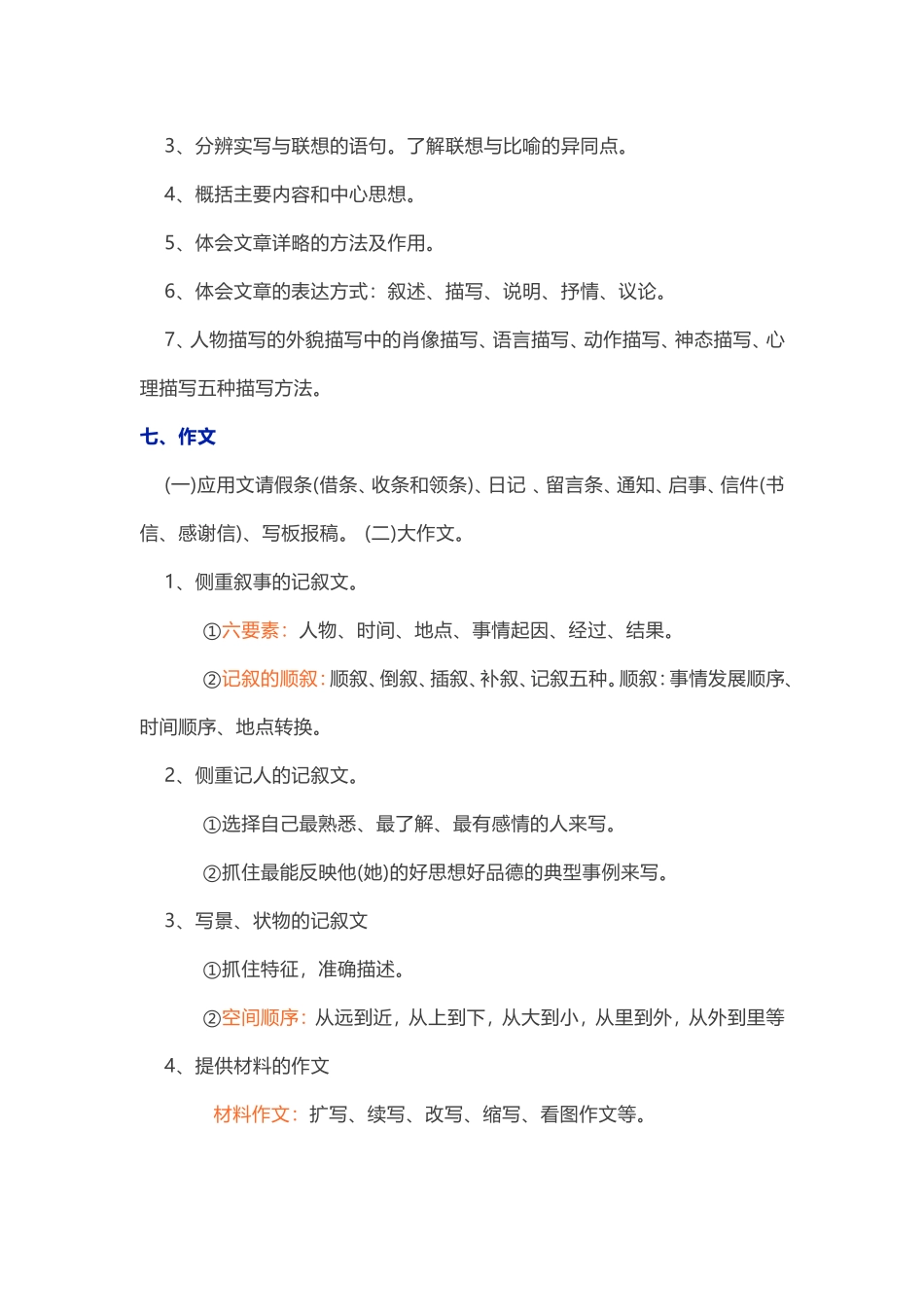 小升初语文知识要点归纳_第3页