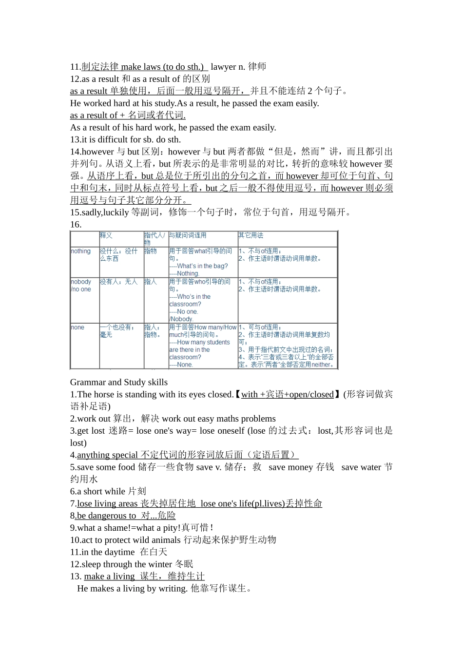 Unit5-8（知识点）【划线的是易考知识点】_第2页