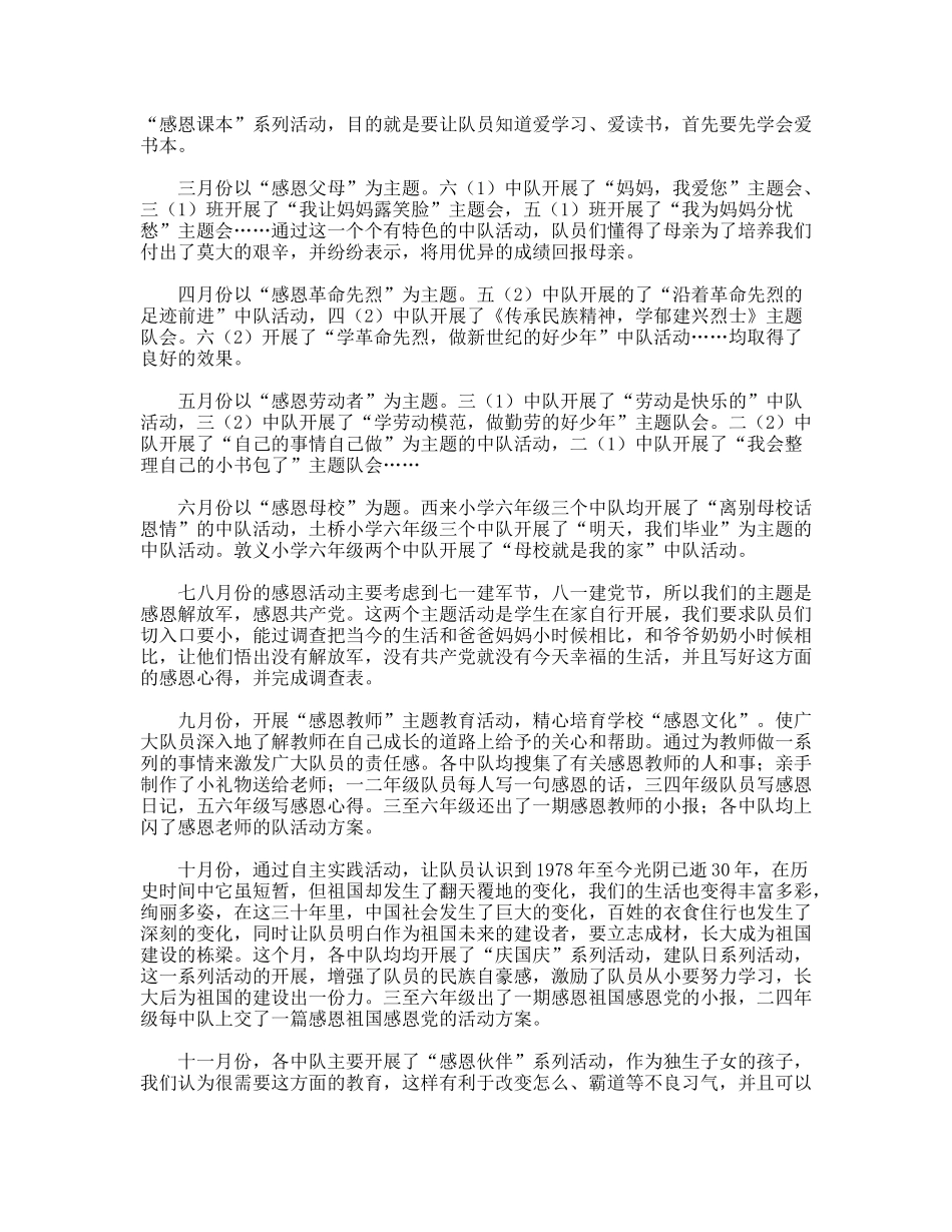 小学少先队特色工作总结_第2页