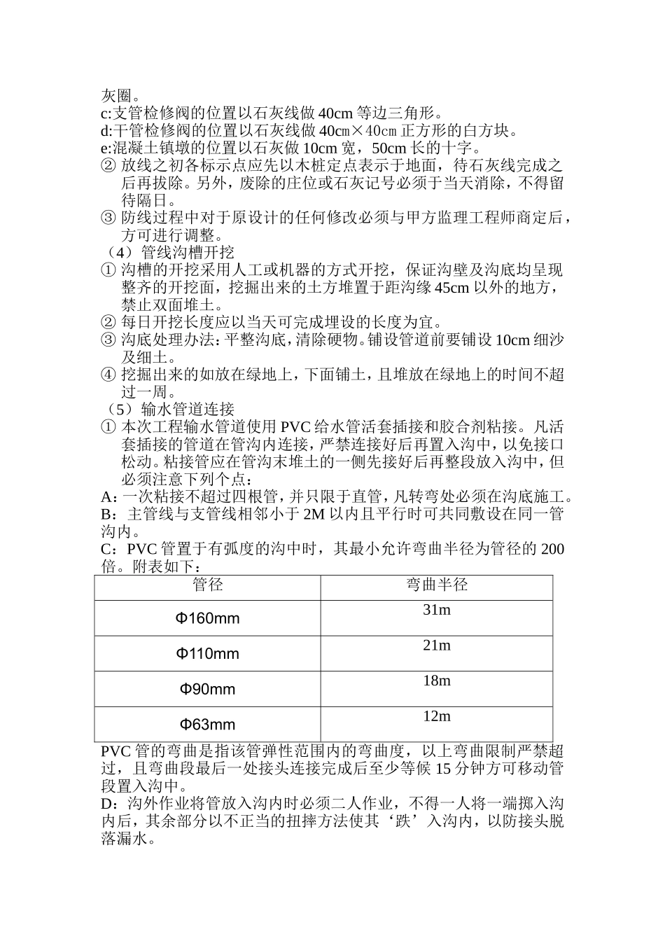 施工部署及施工方案（喷灌系统）_第2页