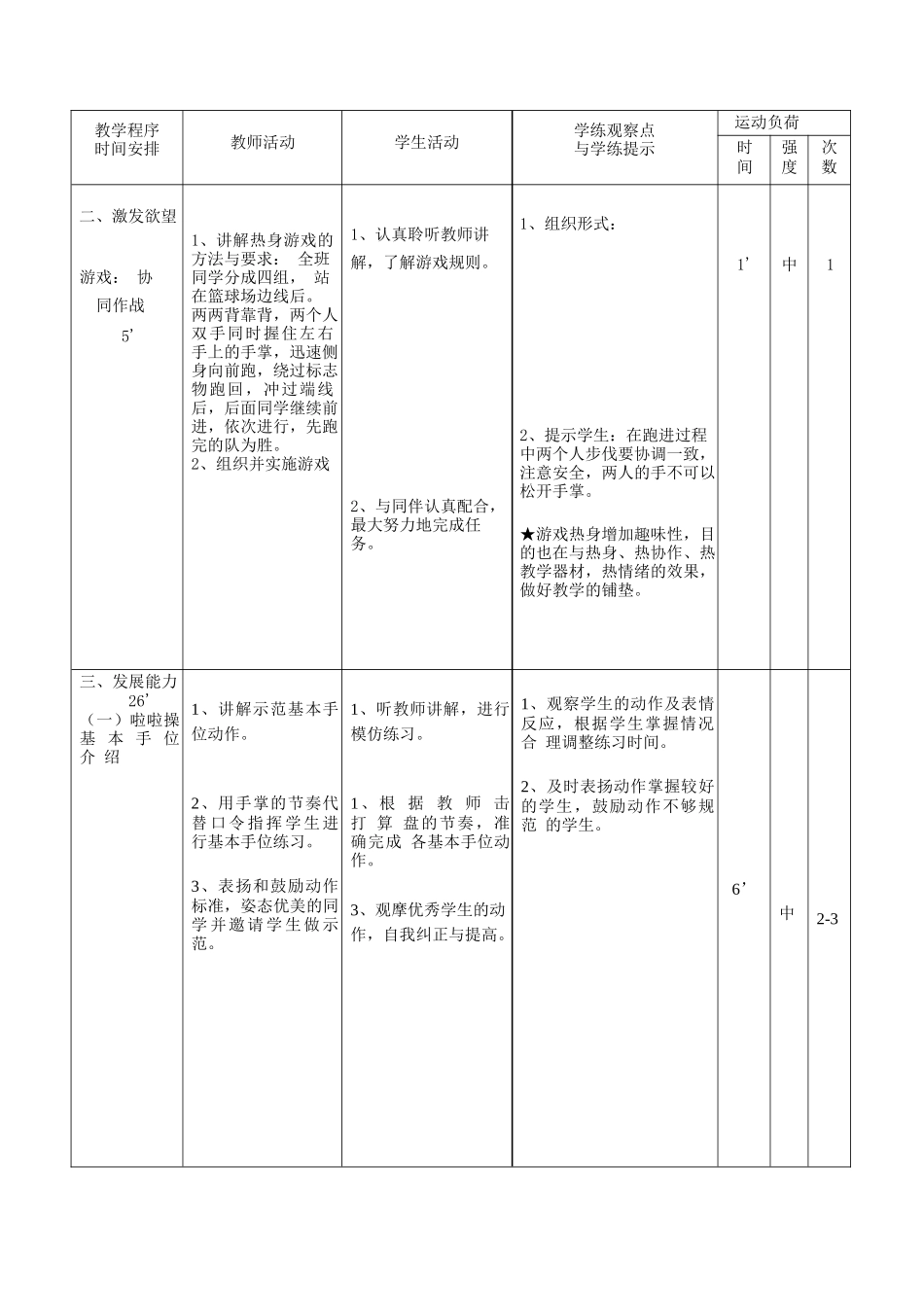 花球啦啦操教案_第2页