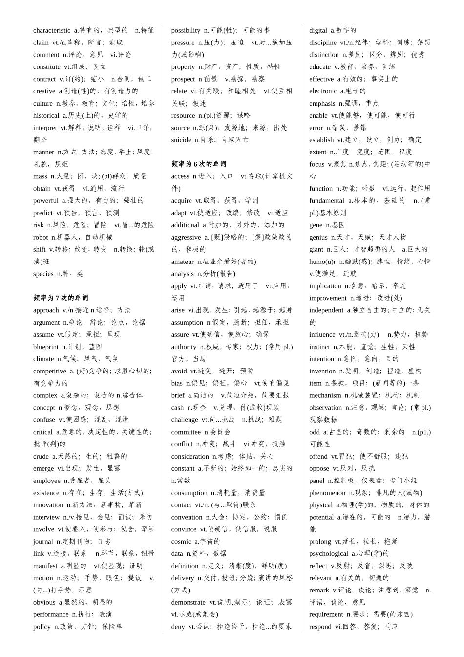 考研英语真题高频词汇_第2页
