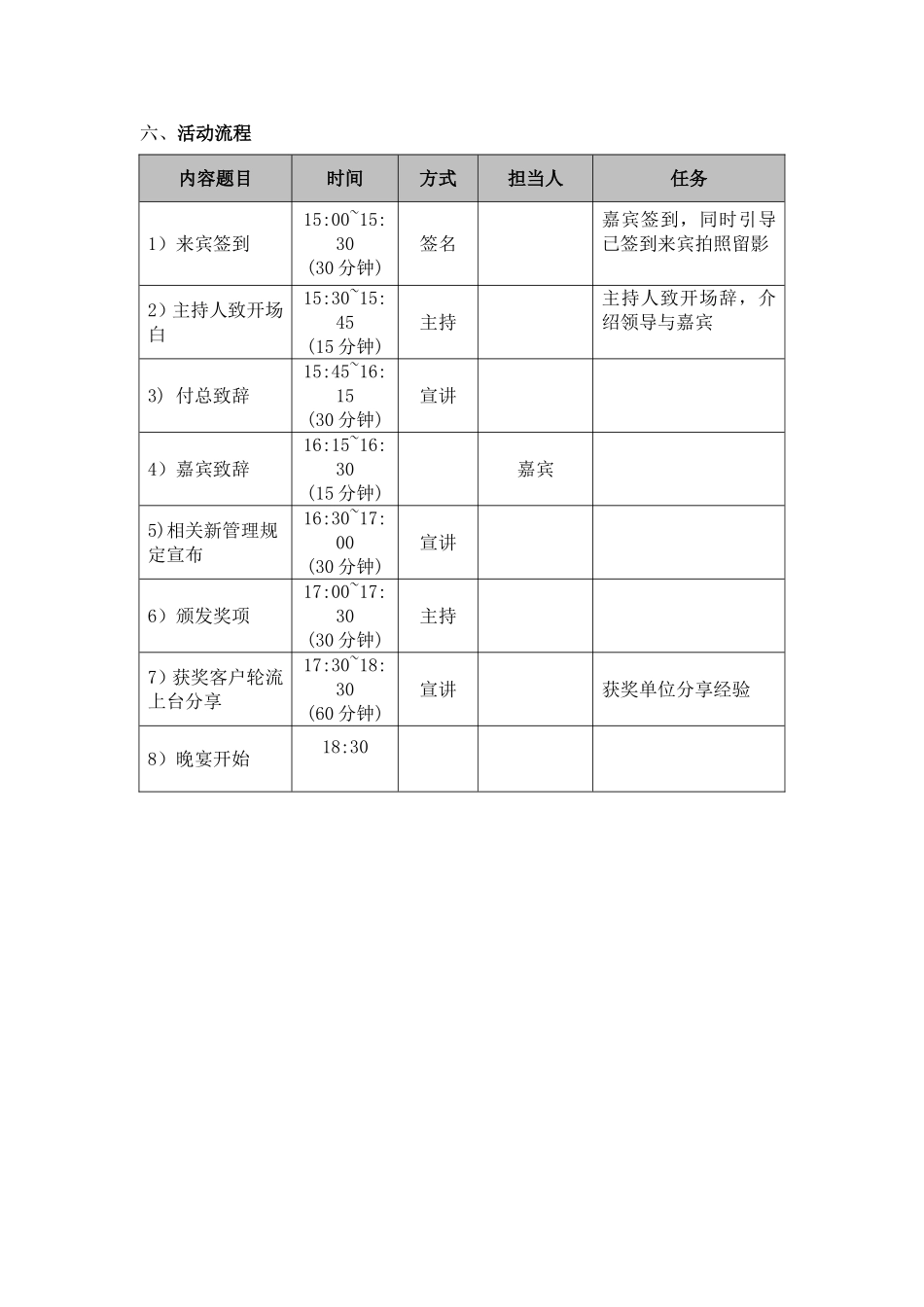 企业承前启后 再创辉煌活动方案_第3页