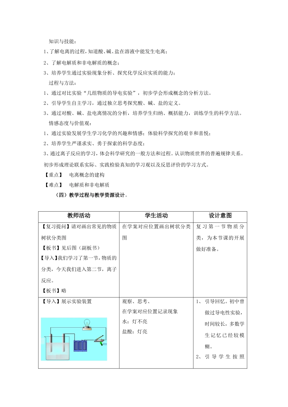 人教版必修1第二章第二节离子反应（第一课时）_第2页